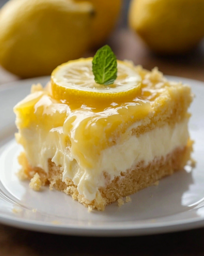 Tarta de Limón y Queso Crema al Horno