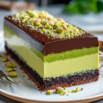 Tarta de Mousse de Chocolate y Pistacho