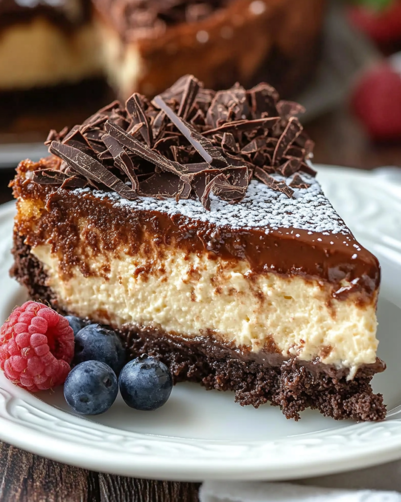 Tarta de Queso de Chocolate Alemán