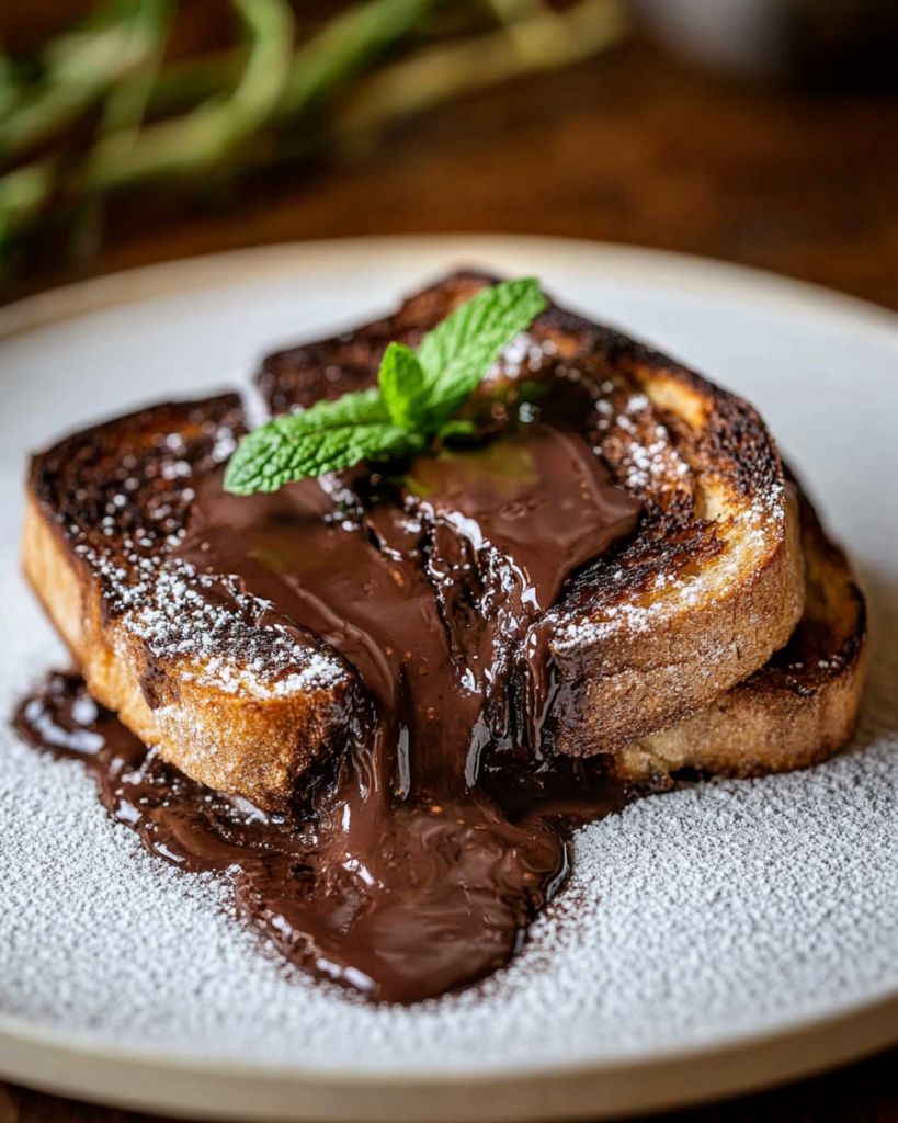 Tostada de Lava de Chocolate