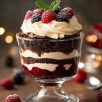Trifle de Brownie Festivo en Porción Individual
