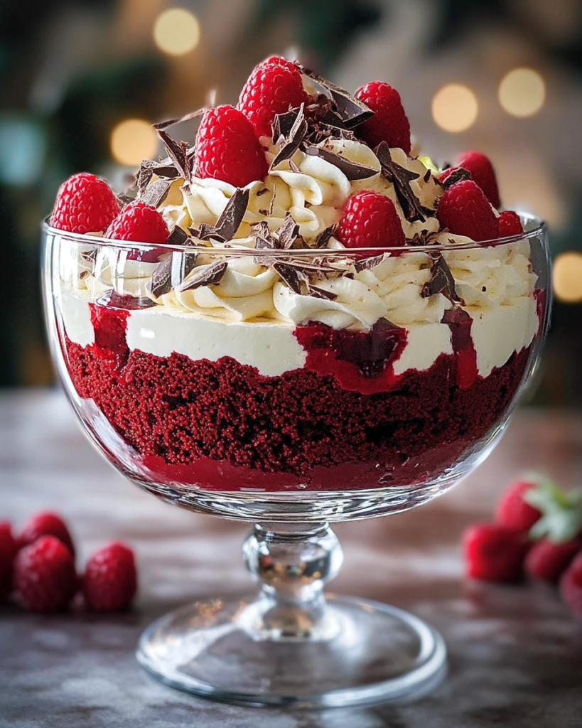 Trifle de Terciopelo Rojo: Un Delicioso Abrazo Familiar