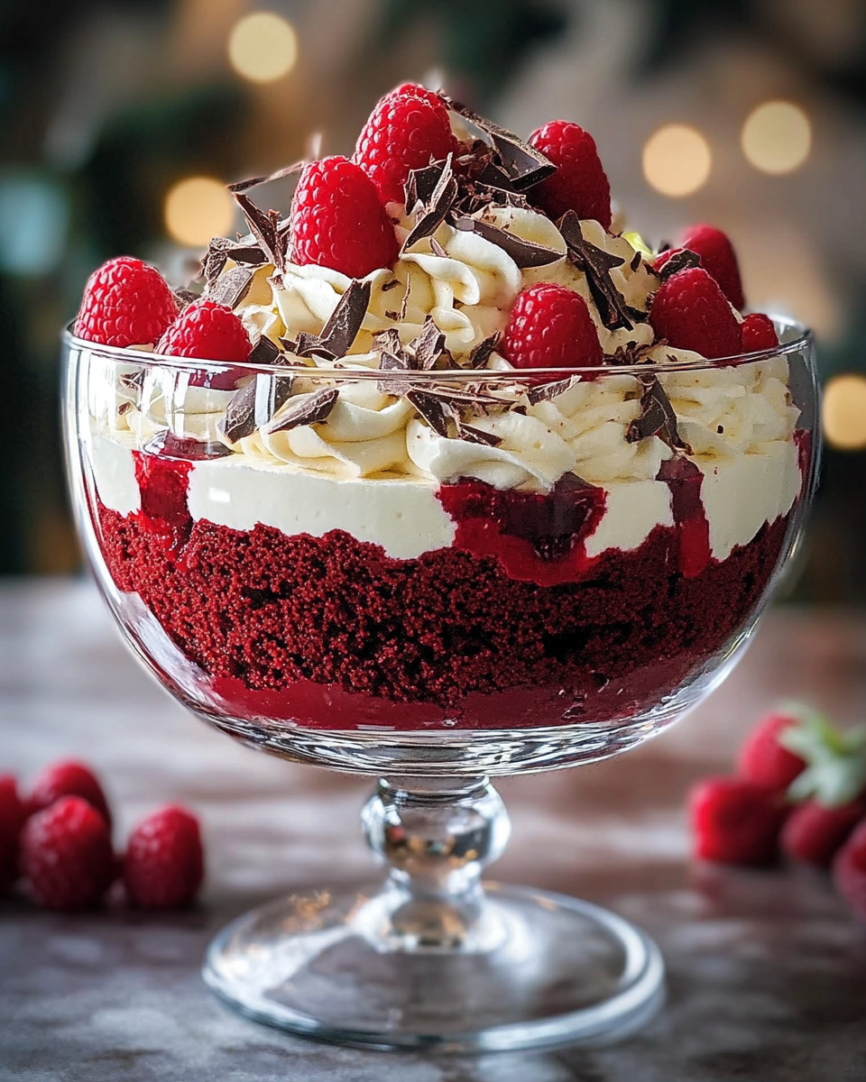 Trifle de Terciopelo Rojo: Un Delicioso Abrazo Familiar