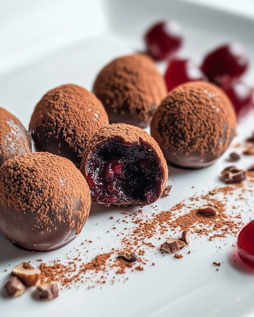 Trufas de Cereza al Brandy