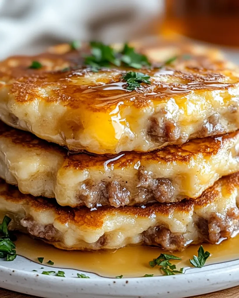 Pancakes de Salchicha y Queso al Horno First Image First Image
