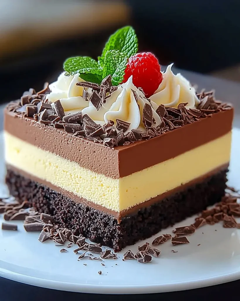 Pastel de Mousse de Triple Chocolate First Image First Image