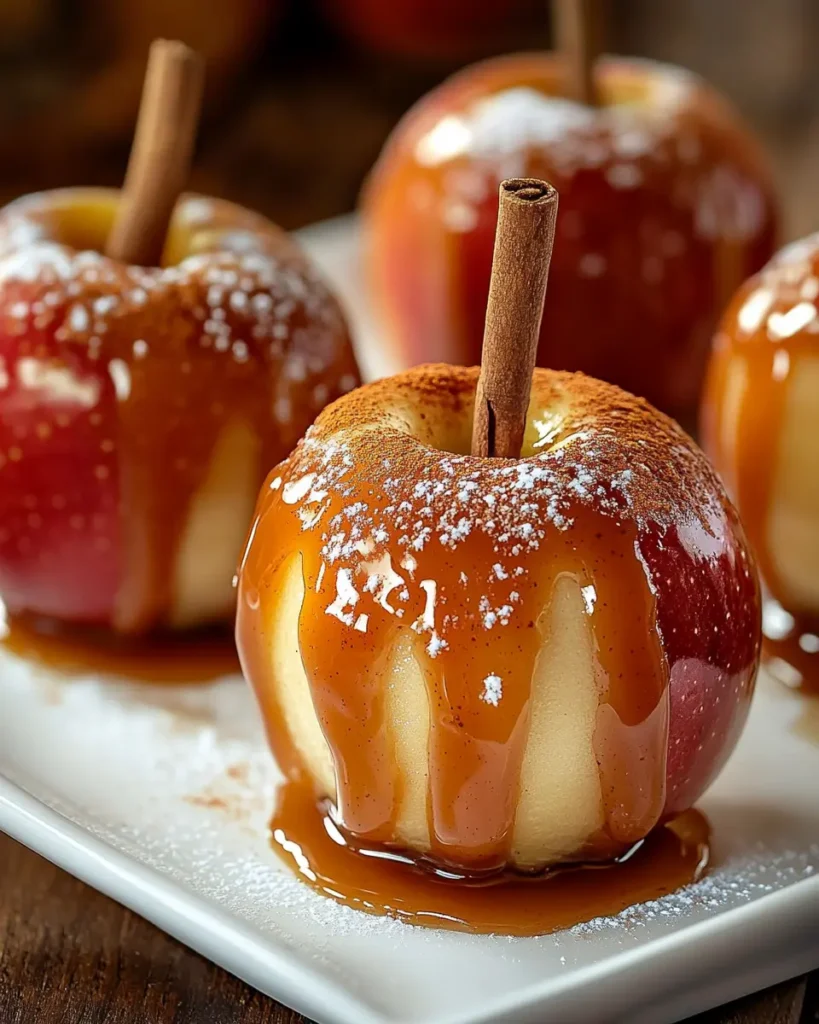 Manzanas Caramelizadas Gourmet con Especias First Image First Image