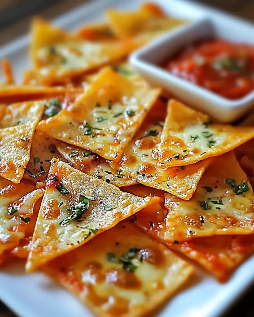 Chips de pizza crujientes First Image First Image