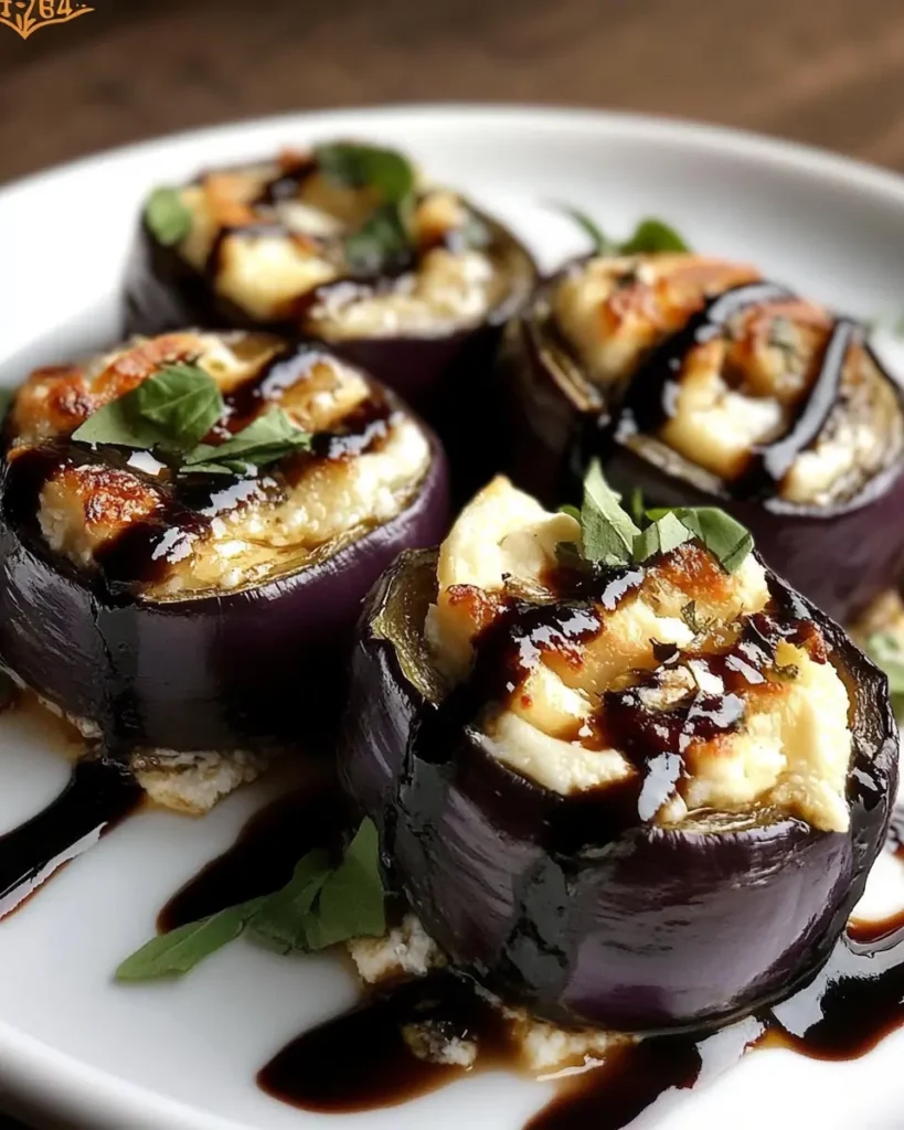 Rollitos de Berenjena con Queso y Hierbas First Image First Image