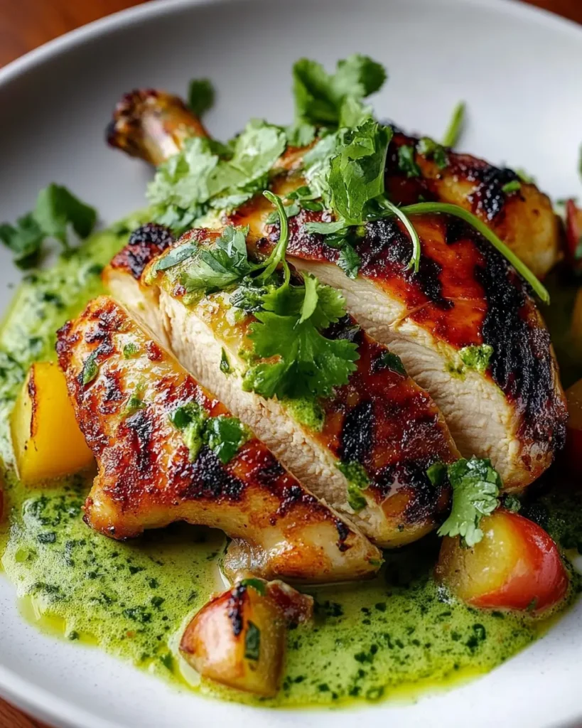 Pollo Peruano con Salsa Verde Cremosa First Image First Image