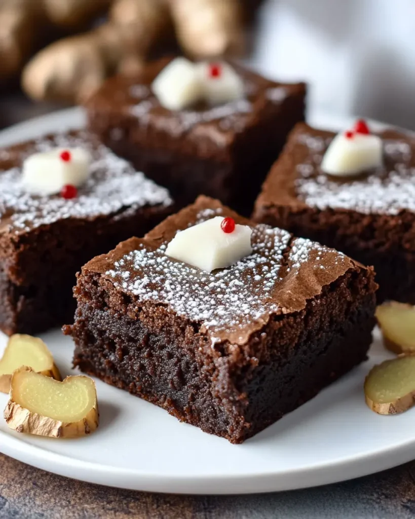 Brownies de Jengibre Glaseados First Image First Image