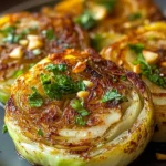 Steaks de repollo al horno con ajo First Image First Image
