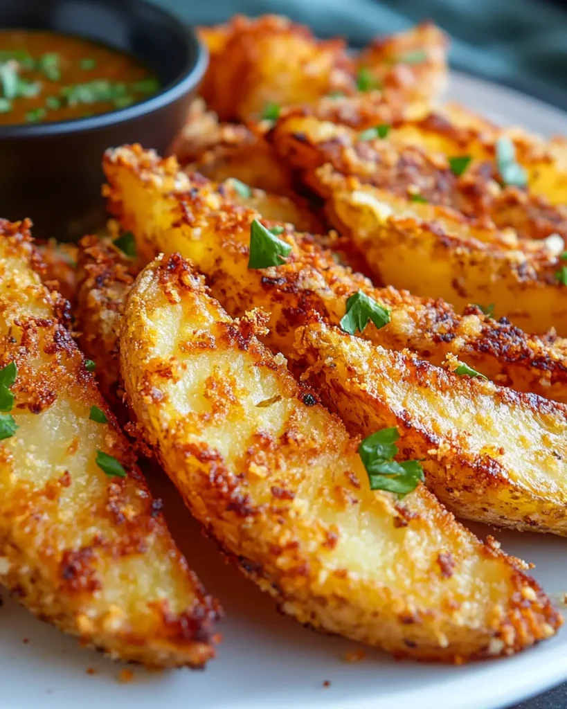 Papas Wedges Crujientes al Parmesano First Image First Image