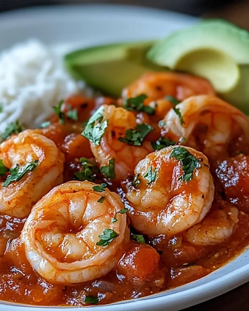Camarones Sabrosos en Salsa de Tomate First Image First Image