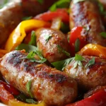 Salchichas Picantes con Pimientos First Image First Image