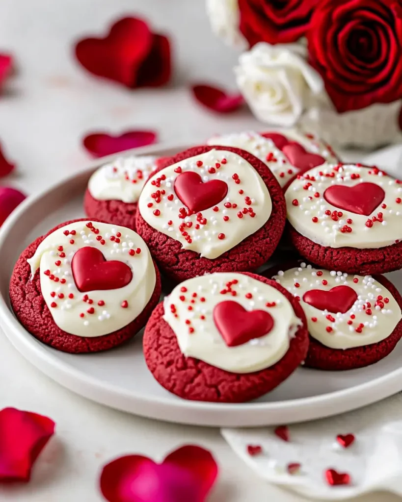 Galletas de Terciopelo Rojo para San Valentín First Image First Image