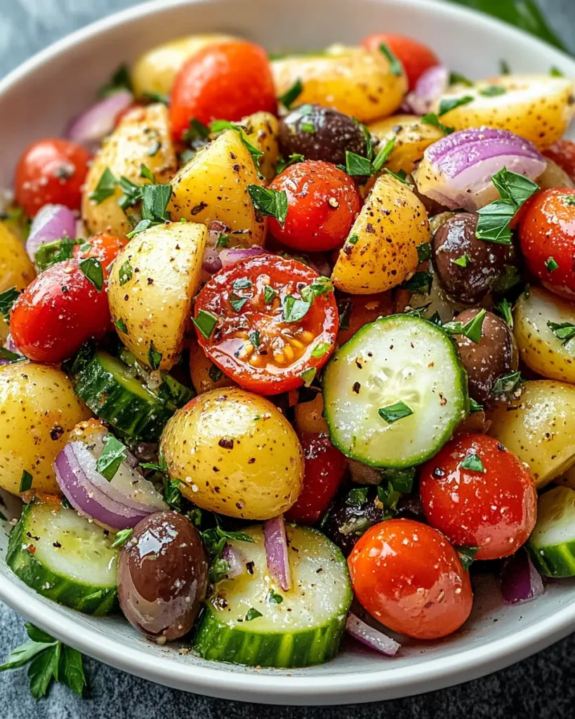 Ensalada Mediterránea de Patatas First Image First Image