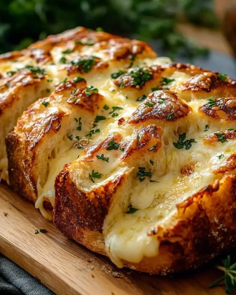 Pan de Ajo y Queso Desmenuzable que Desaparece en Minutos First Image First Image
