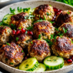 Albóndigas de pavo al horno para comidas reconfortantes