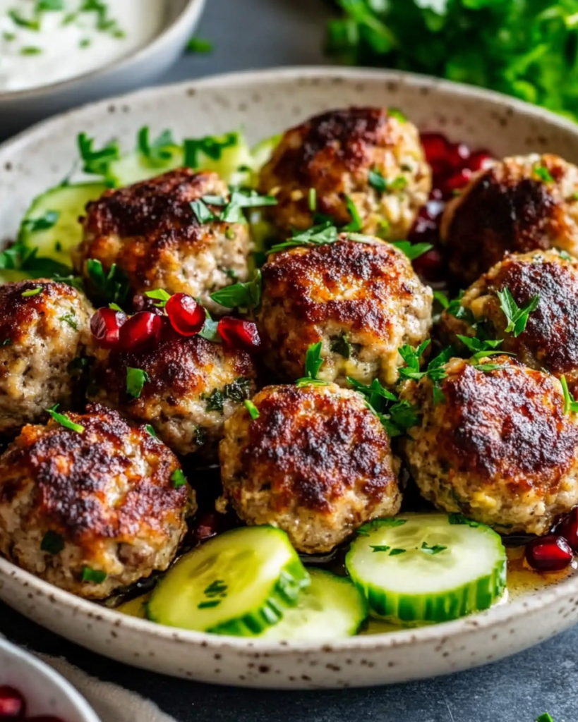 Albóndigas de pavo al horno para comidas reconfortantes