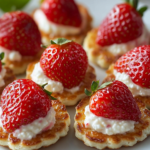 Bocaditos de Requesón con Fresas