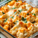 Cazuela Cremosa de Pollo Buffalo y Coliflor