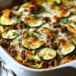Cazuela de Carne Molida y Calabacín