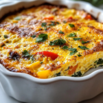 Cazuela de Huevos Alta en Proteínas