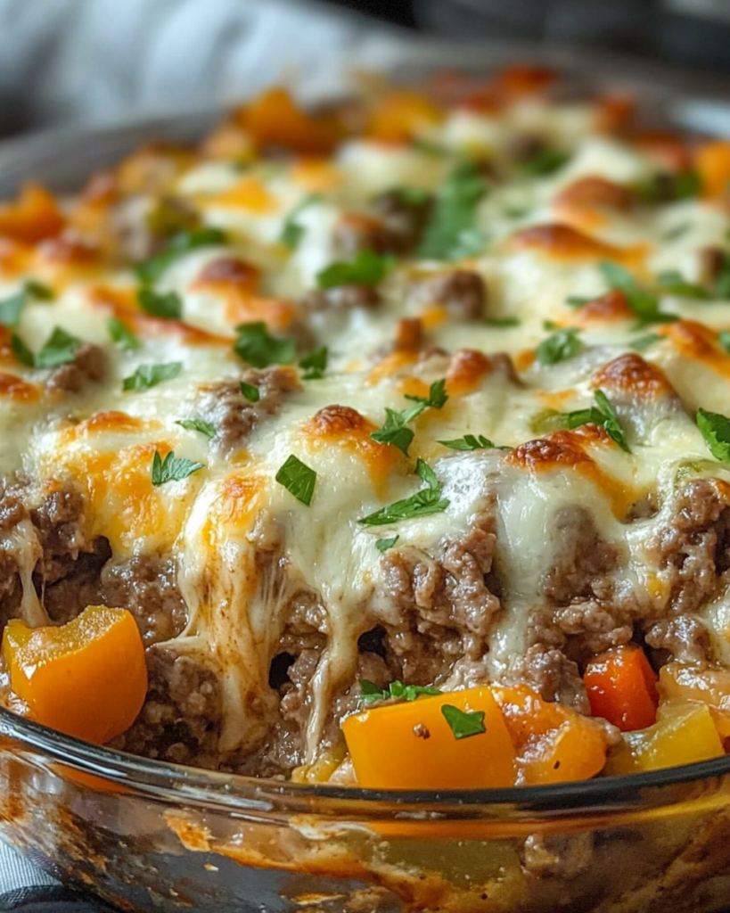Cazuela de Philly Cheese Steak