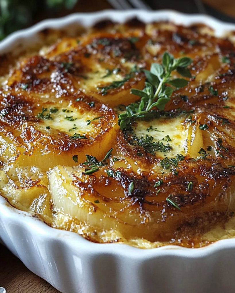 Cebollas al Horno con Mantequilla y Hierbas