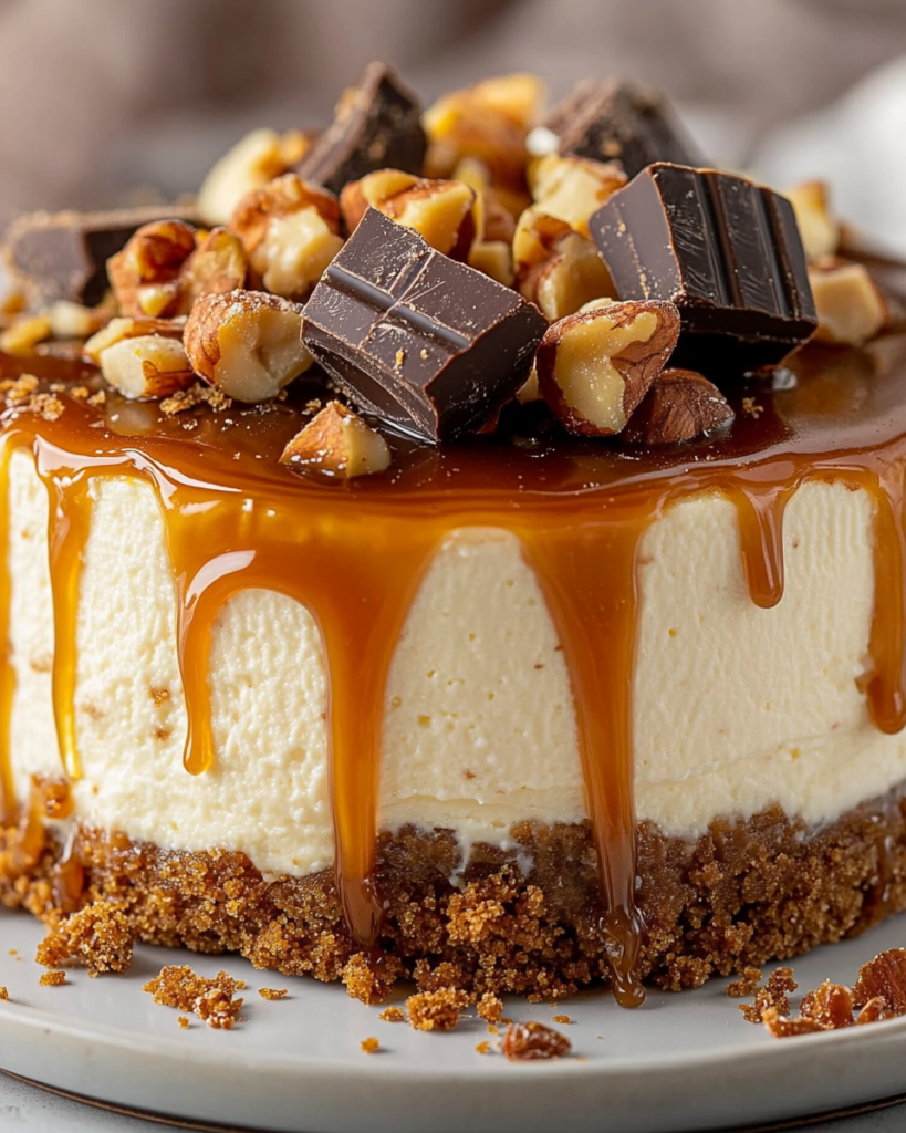 Cheesecake de Caramelo y Butterfinger