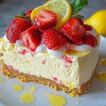 Cheesecake de Fresa y Limón Irresistible