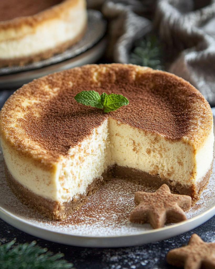 Cheesecake de Snickerdoodle Festivo