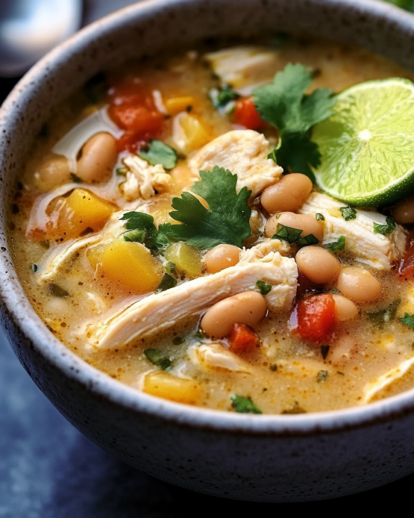 Chili Blanco de Pollo Delicioso