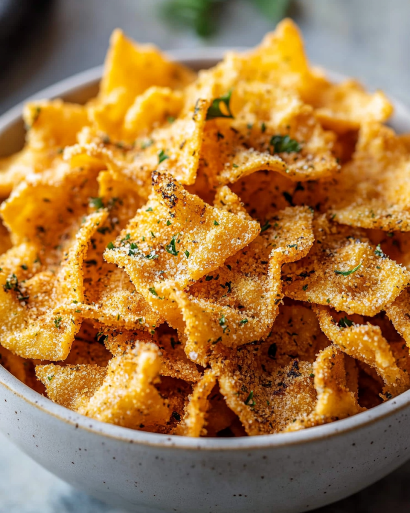 Chips de Pasta al Aire