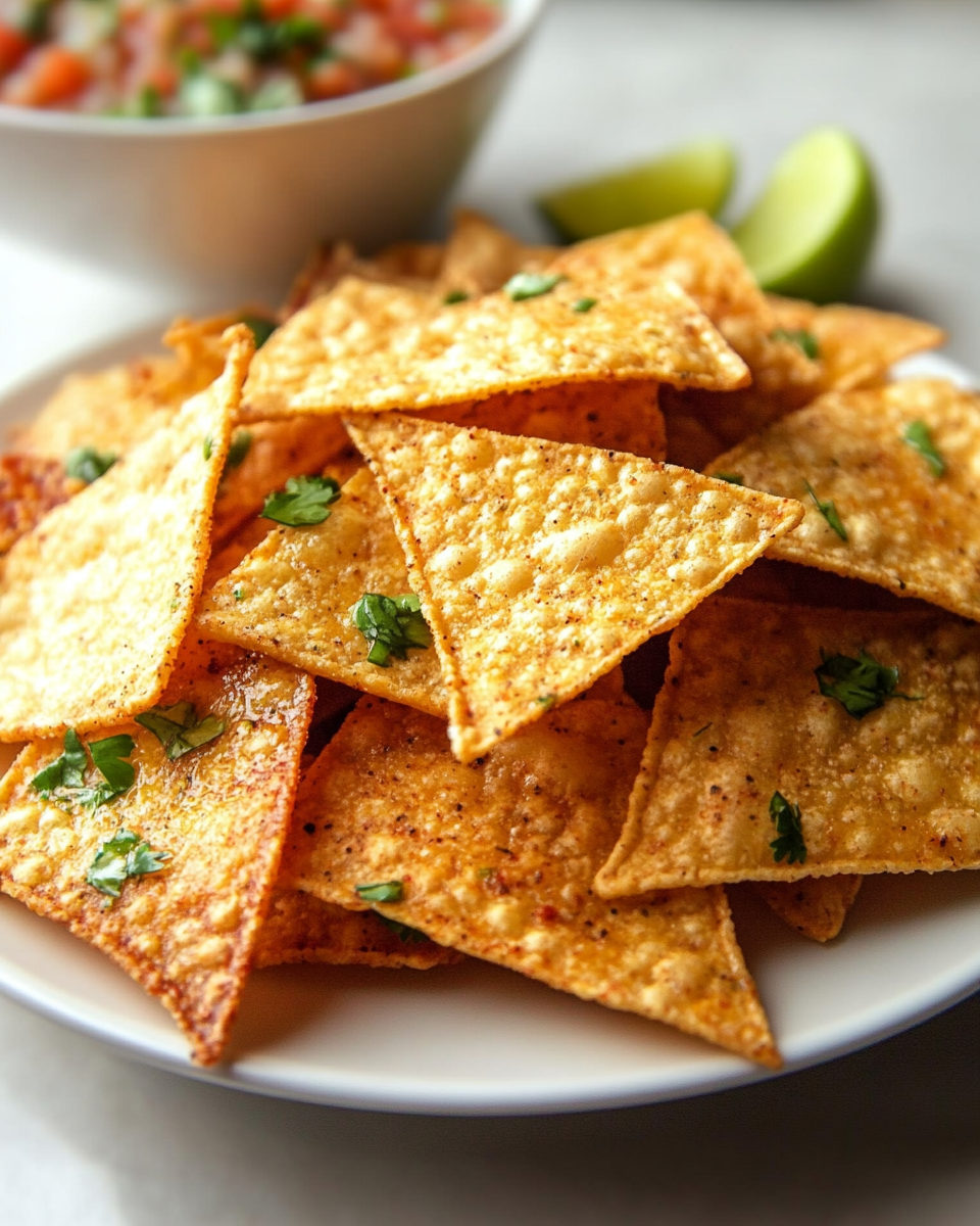 Chips de Tortilla al Horno
