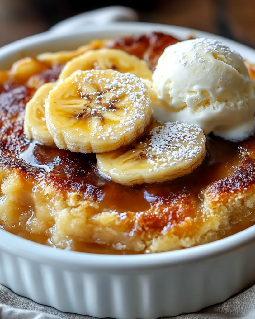 Cobbler de Plátano al Estilo Sureño