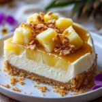 Delicia Cremosa de Piña y Queso