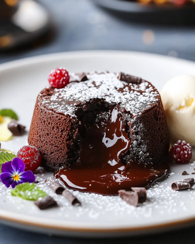 Deliciosos Pasteles de Lava de Chocolate