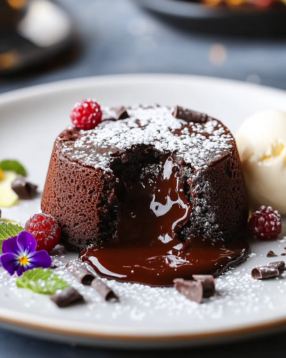 Deliciosos Pasteles de Lava de Chocolate