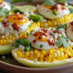 Elote a la Mexicana con Huevos
