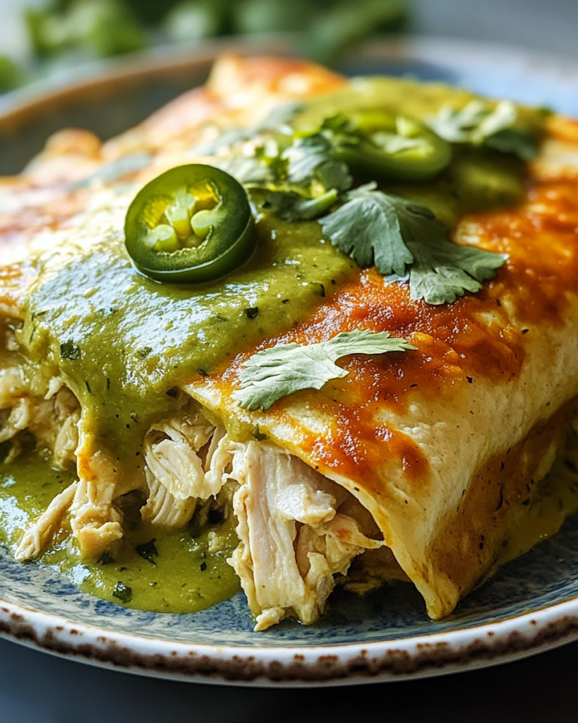 Enchiladas Verdes de Pollo