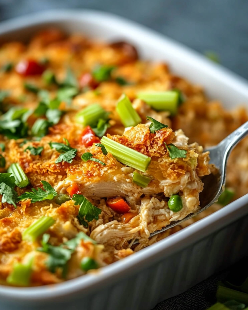 Ensalada Cazuela de Pollo Picante Crujiente