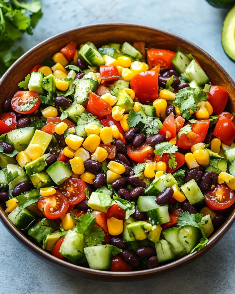 Ensalada Mexicana Picada Fresca y Sabrosa
