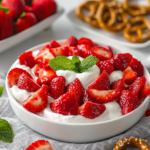 Ensalada de Fresas y Pretzels