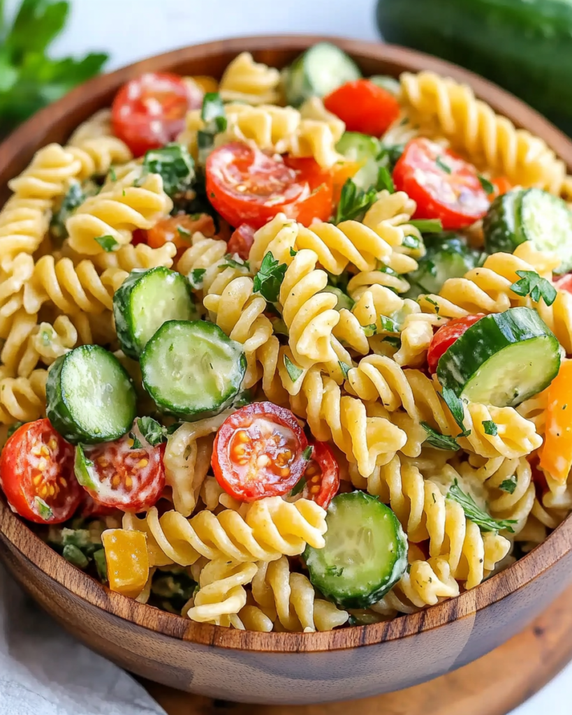Ensalada de Pasta Ranch: Un Giro Colorido para Cocineros Caseros