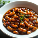 Frijoles al Horno con Sabor Ácido