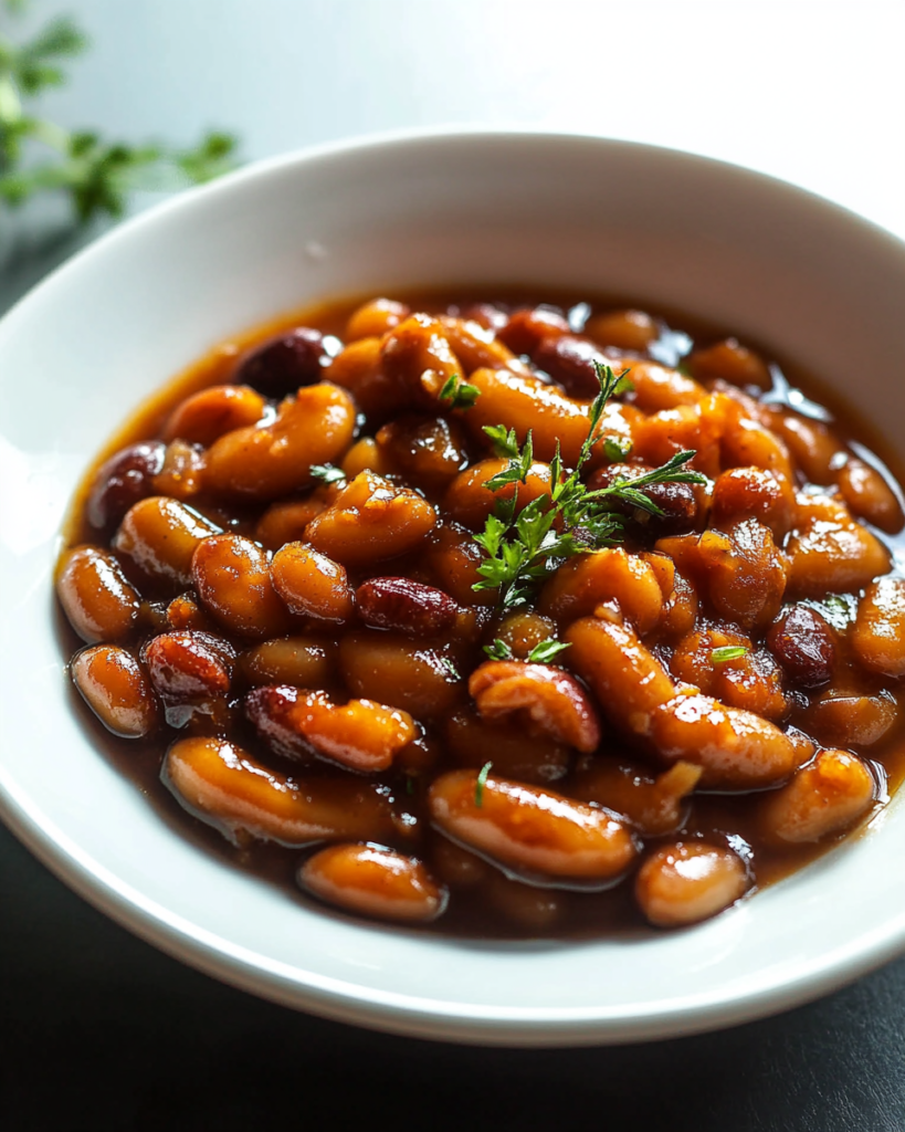 Frijoles al Horno con Sabor Ácido