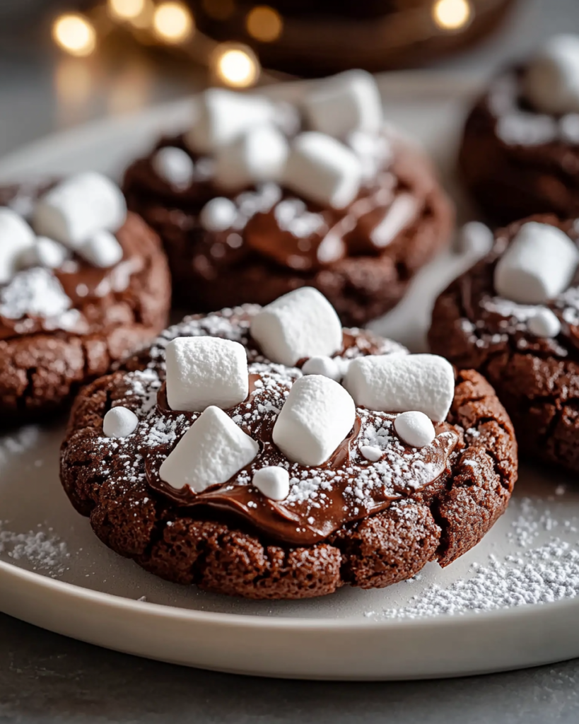 Galletas Brownie de Chocolate Caliente