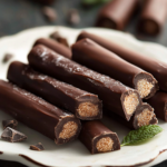 Galletas de Chocolate en Forma de Cigarro